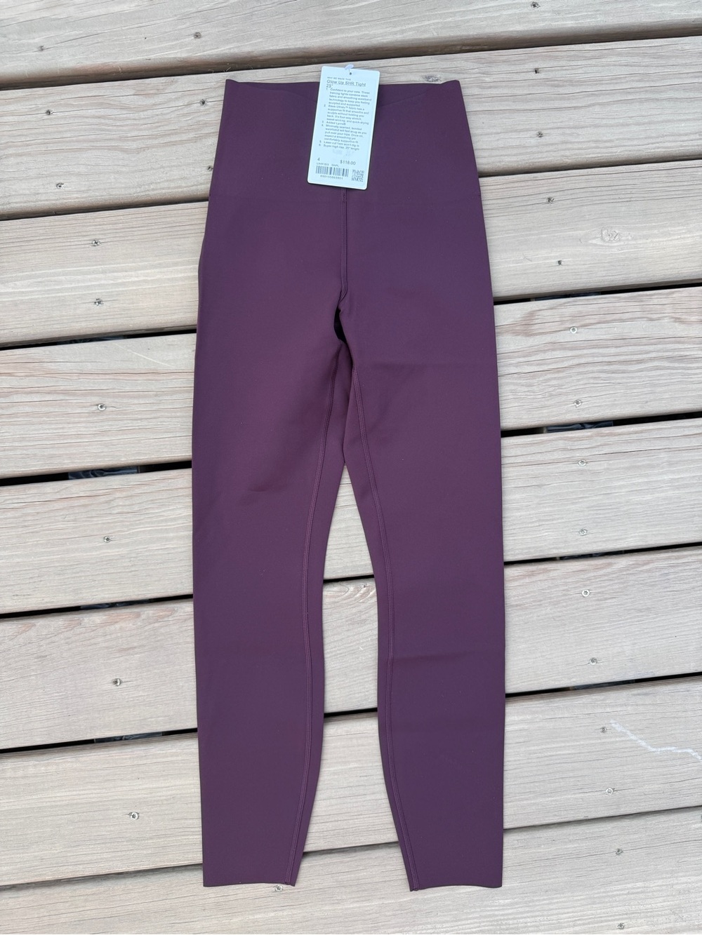 NWT Lululemon Glow Up Super-High-Rise Tight 25”